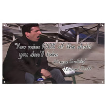 Fyon Michael Scott Quote Flag Decor Banner