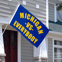 Fyon Michigan Vs Everybody Wolverines Football Flag Free USA Ship Go Blue 3x5’ Sign 2 Flag Indoor and outdoor banner