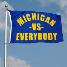 Fyon Michigan Vs Everybody Wolverines Football Flag Free USA Ship Go Blue 3x5’ Sign 2 Flag Indoor and outdoor banner