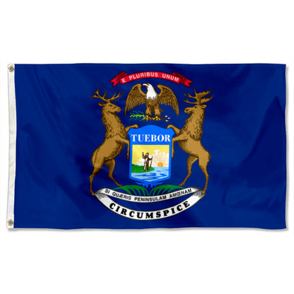 Fyon Michigan Flag Banner