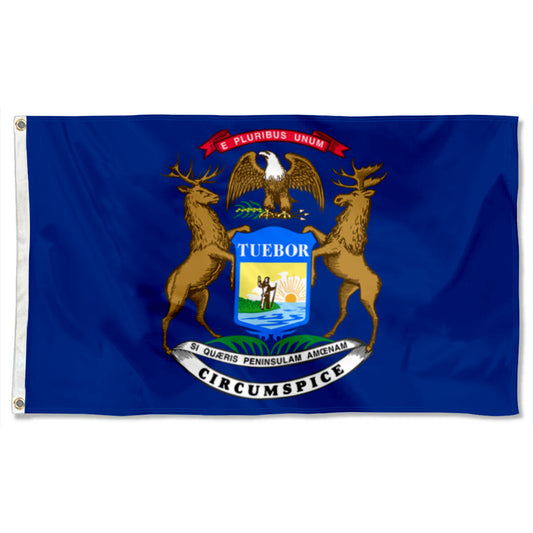 Fyon Michigan Flag Banner
