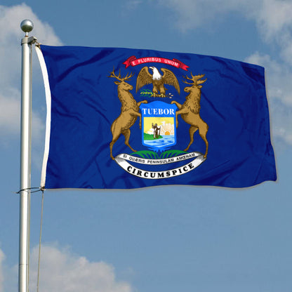Fyon Michigan Flag Banner