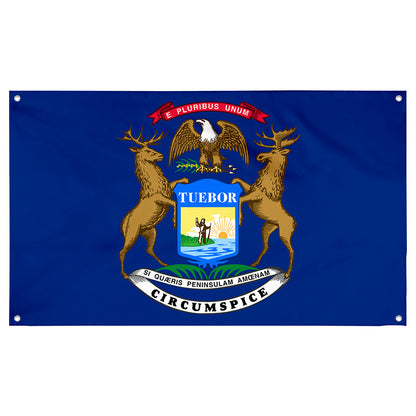 Fyon Michigan Flag Banner