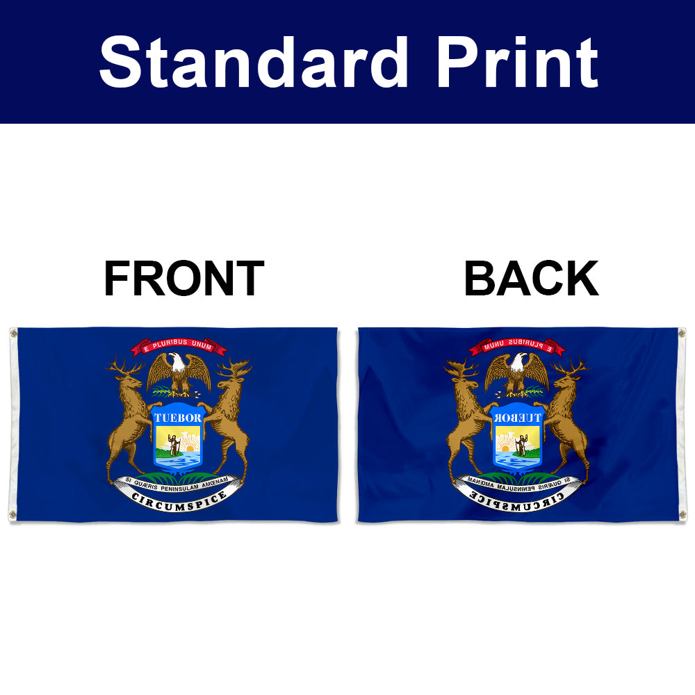 Fyon Michigan Flag Banner