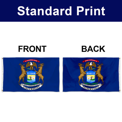 Fyon Michigan Flag Banner
