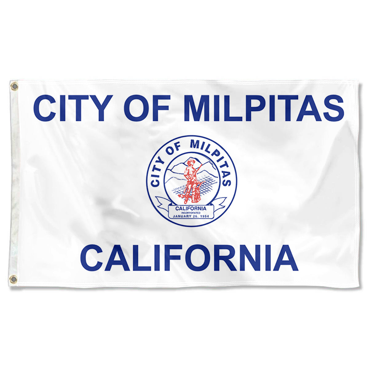 Fyon Milpitas, California Flag Banner