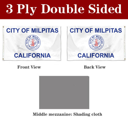 Fyon Milpitas, California Flag Banner