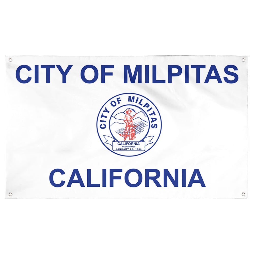 Fyon Milpitas, California Flag Banner