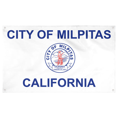 Fyon Milpitas, California Flag Banner