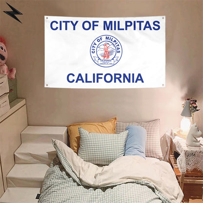 Fyon Milpitas, California Flag Banner