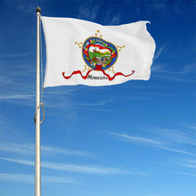 Fyon Minnesota Flag From 1893 to 1957 Banner Double-Sided