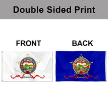 Fyon Minnesota Flag From 1893 to 1957 Banner Double-Sided