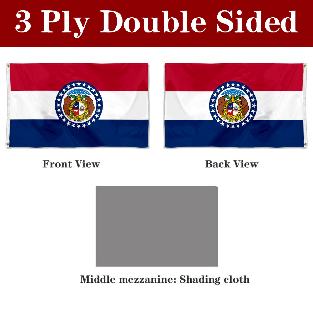 Fyon Missouri Flag Banner