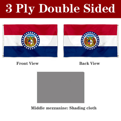 Fyon Missouri Flag Banner
