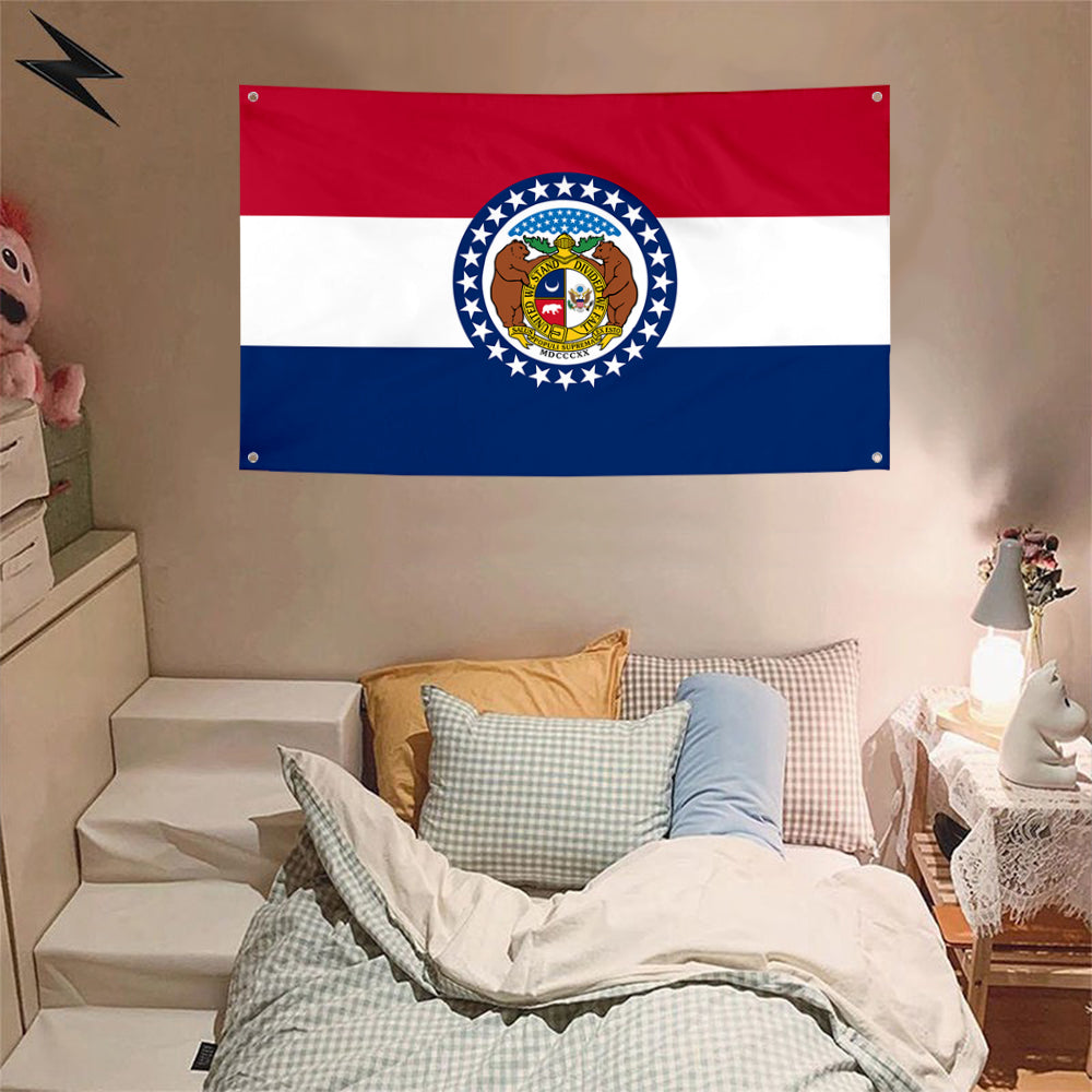 Fyon Missouri Flag Banner