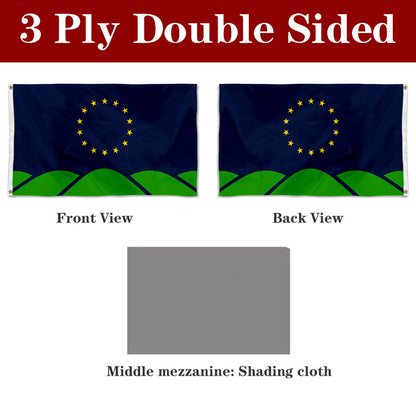 Fyon Montpelier, Vermont Flag Banner