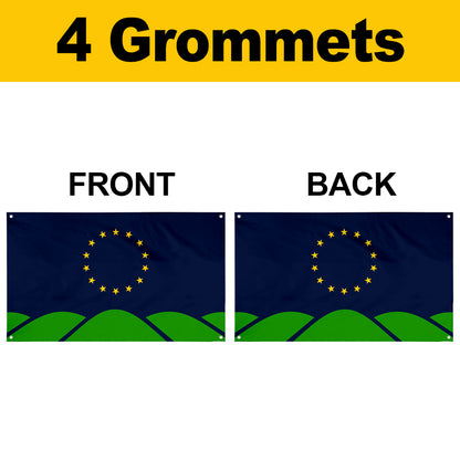 Fyon Montpelier, Vermont Flag Banner