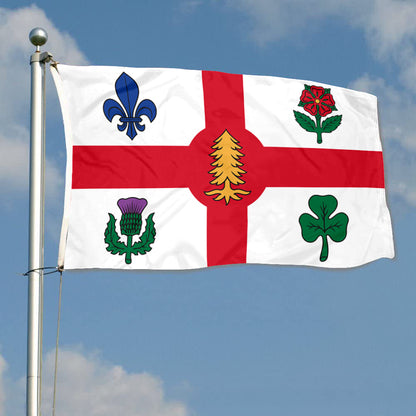 Fyon Montreal, Canada Flag Banner