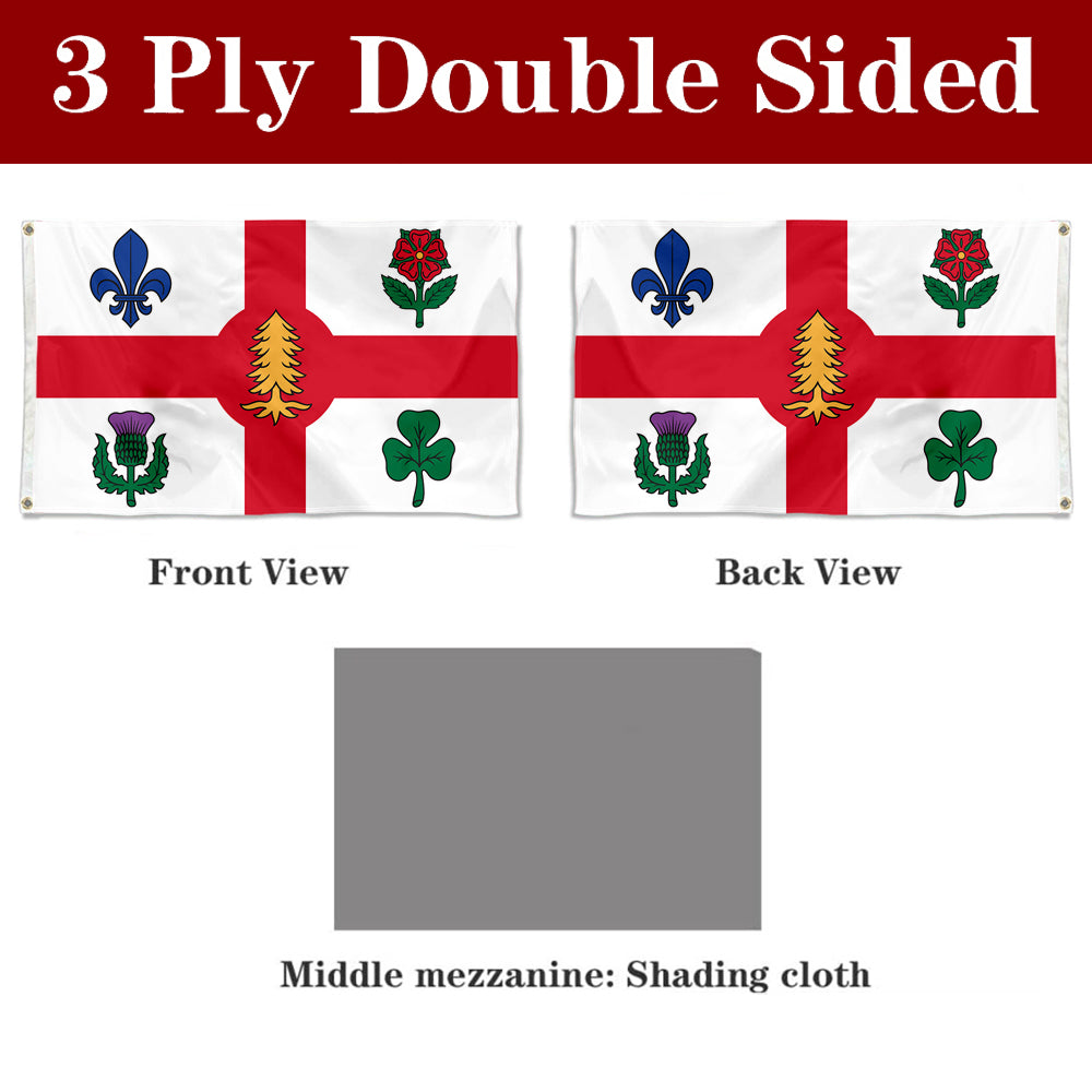 Fyon Montreal, Canada Flag Banner