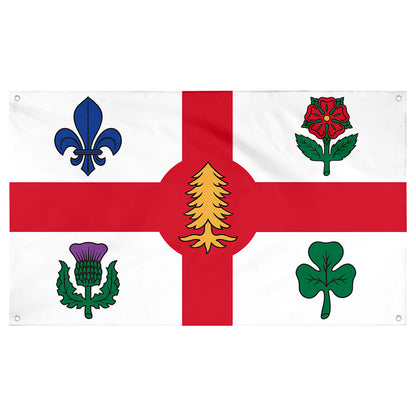 Fyon Montreal, Canada Flag Banner