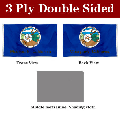 Fyon Moorpark, California Flag Banner