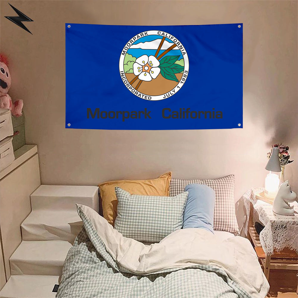 Fyon Moorpark, California Flag Banner