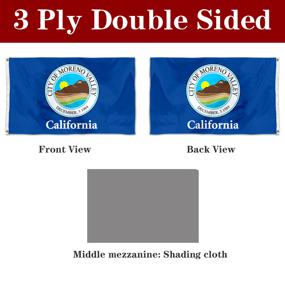 Fyon Moreno Valley, California Flag Banner
