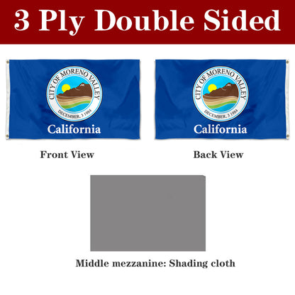 Fyon Moreno Valley, California Flag Banner
