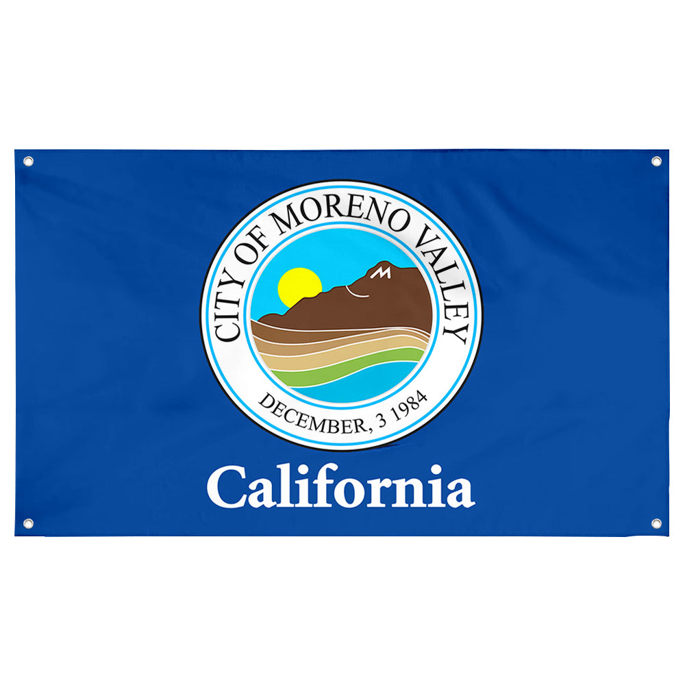 Fyon Moreno Valley, California Flag Banner