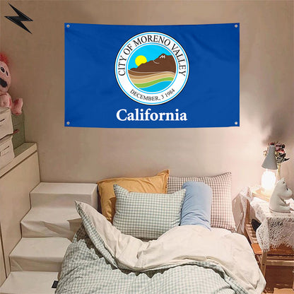 Fyon Moreno Valley, California Flag Banner