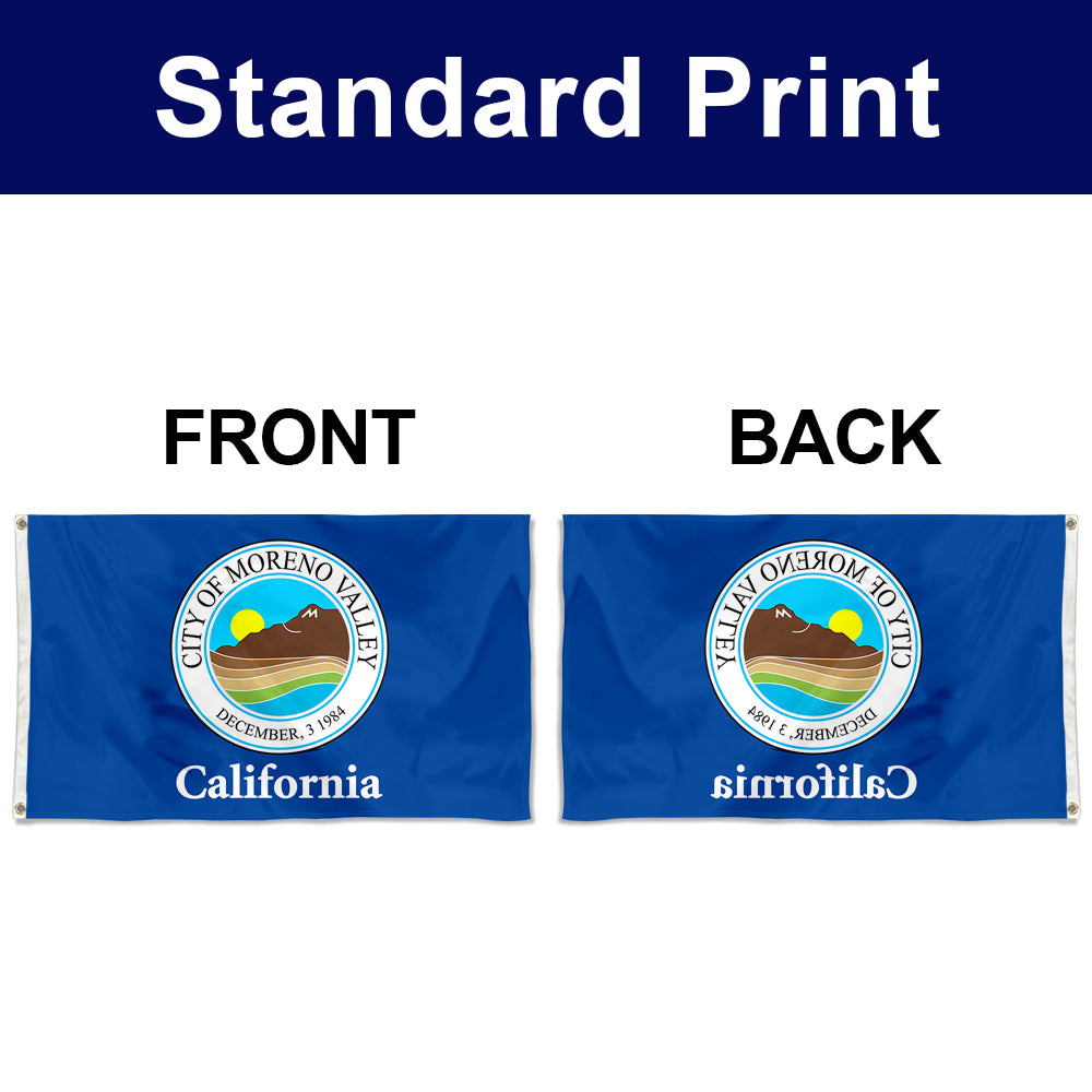 Fyon Moreno Valley, California Flag Banner