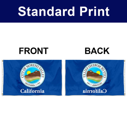 Fyon Moreno Valley, California Flag Banner