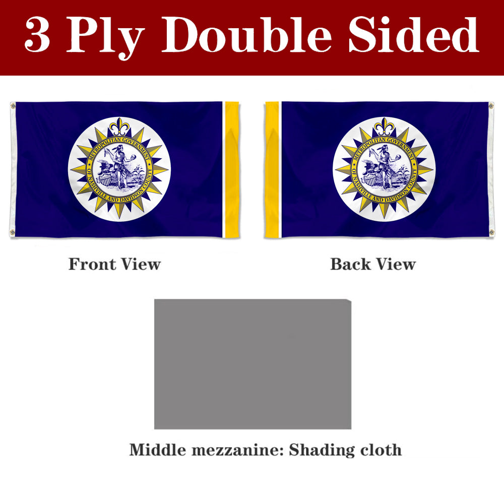 Fyon Nashville, Tennessee Flag Banner