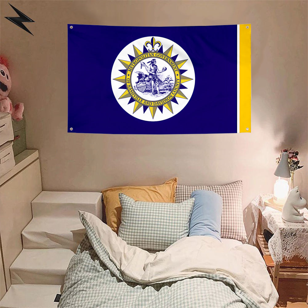Fyon Nashville, Tennessee Flag Banner