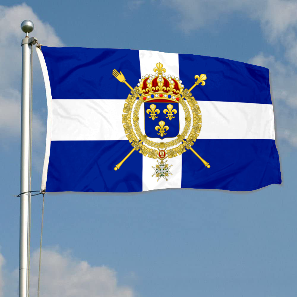 Fyon Naval of the Kingdom of France (Civil Ensign) Flag Banner