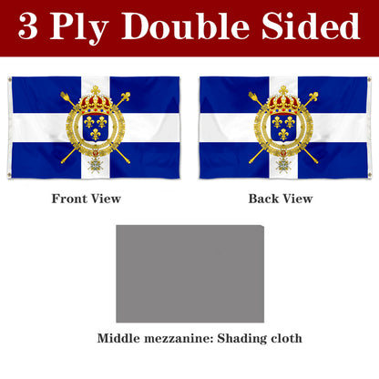 Fyon Naval of the Kingdom of France (Civil Ensign) Flag Banner