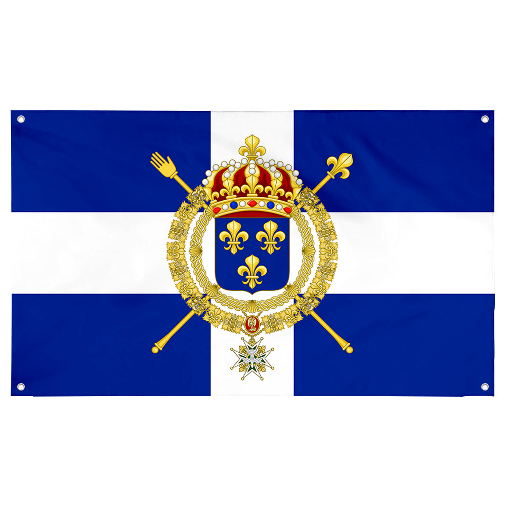 Fyon Naval of the Kingdom of France (Civil Ensign) Flag Banner