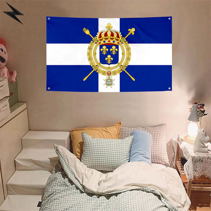 Fyon Naval of the Kingdom of France (Civil Ensign) Flag Banner