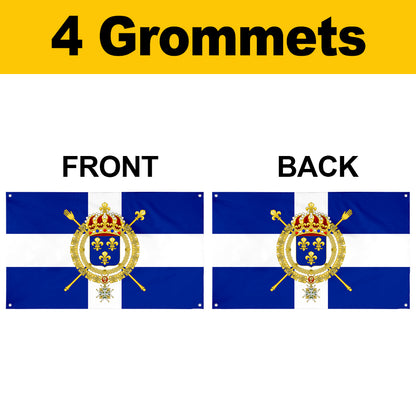 Fyon Naval of the Kingdom of France (Civil Ensign) Flag Banner