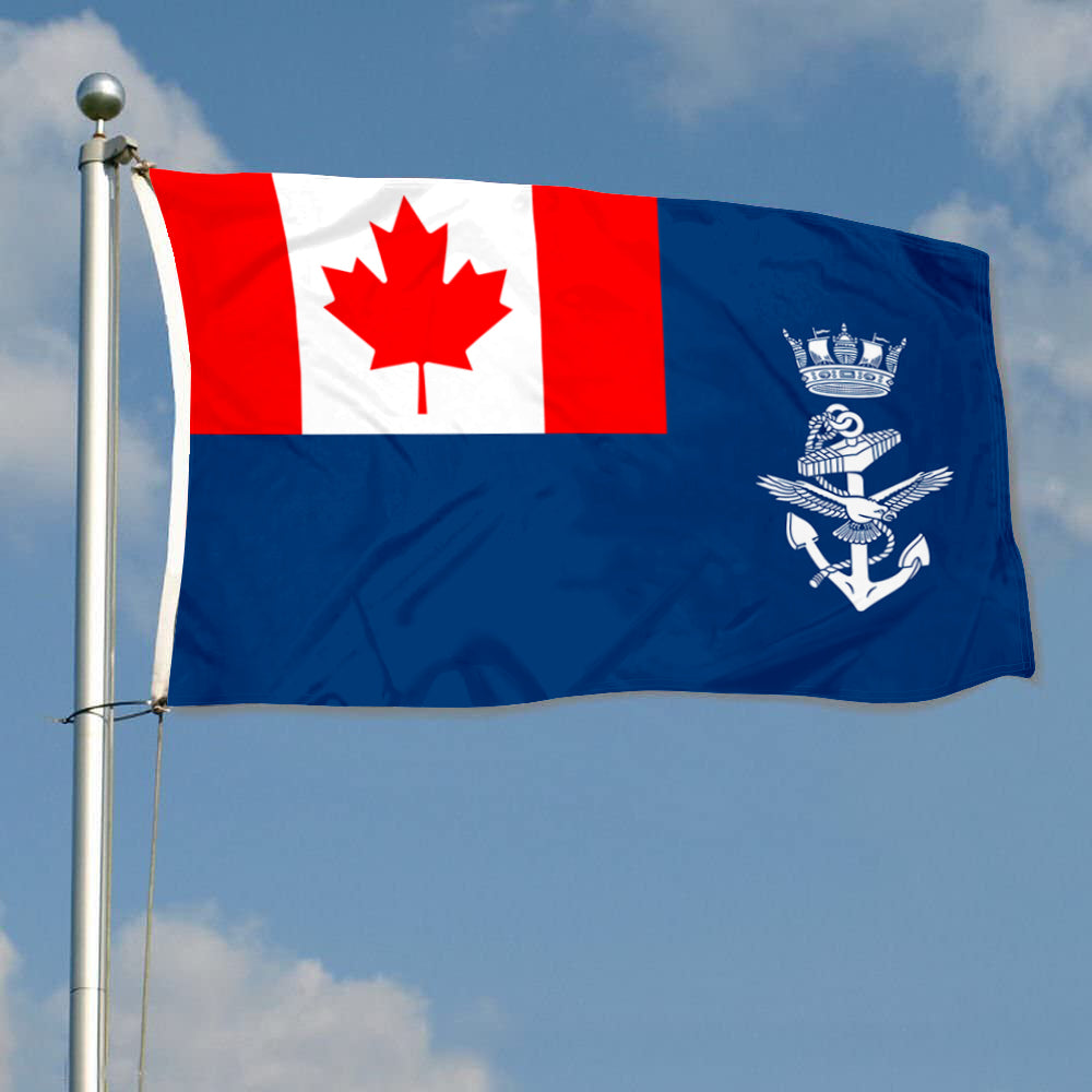 Fyon Naval Auxiliary Jack of Canada Flag Banner