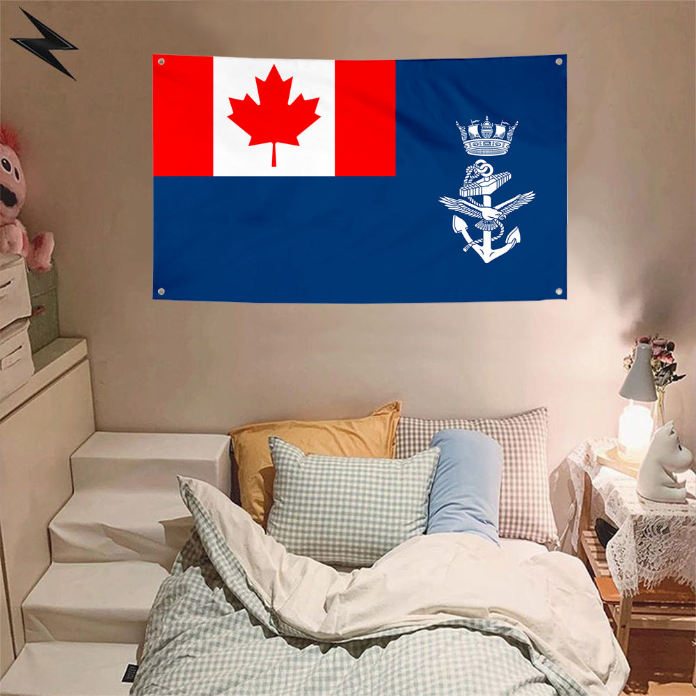 Fyon Naval Auxiliary Jack of Canada Flag Banner