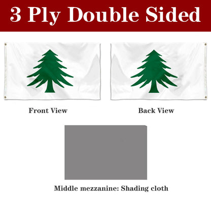 Fyon Naval Ensign of Massachusetts Flag Banner