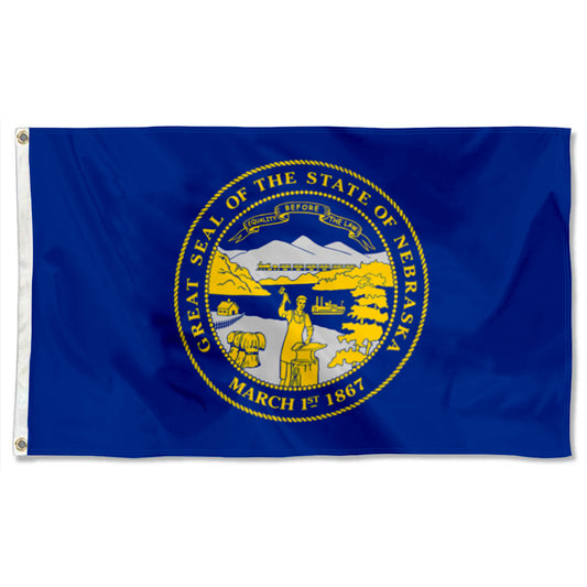 Fyon Nebraska Flag Banner