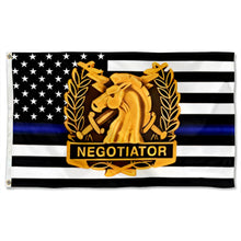 Fyon Negotiator Thin Blue Line Flag  indoor and outdoor Banner