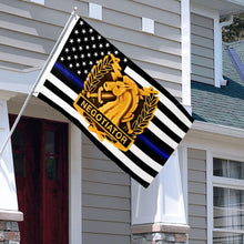 Fyon Negotiator Thin Blue Line Flag  indoor and outdoor Banner