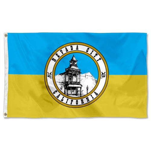 Fyon Double-sided Nevada City, California Flag Banner