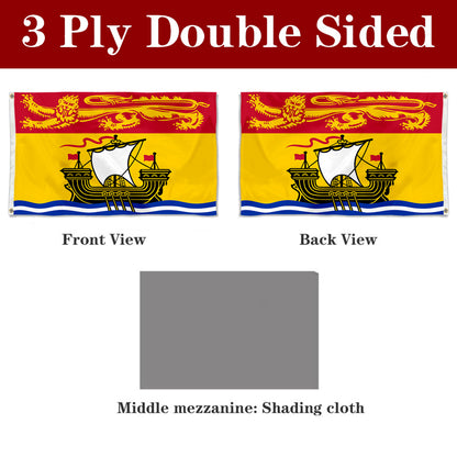 Fyon Subdivision New Brunswick Flag Banner