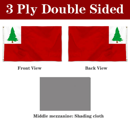 Fyon New England Pine Flag Banner