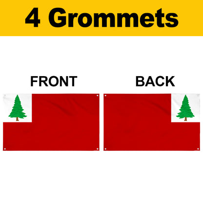 Fyon New England Pine Flag Banner