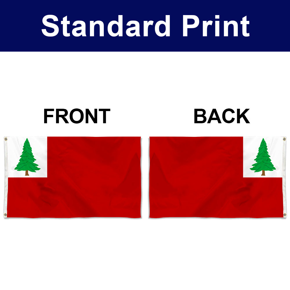 Fyon New England Pine Flag Banner